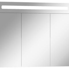Шкаф-зеркало Аврора 85 с подсветкой LED Домино (DV8010HZ) в Южноуральске - yuzhnouralsk.mebel24.online | фото 1