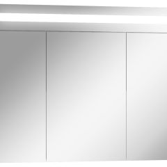 Шкаф-зеркало Аврора 90 с подсветкой LED Домино (DV8011HZ) в Южноуральске - yuzhnouralsk.mebel24.online | фото 1