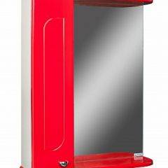 Шкаф-зеркало Радуга Красный 60 левый АЙСБЕРГ (DA1124HZR) в Южноуральске - yuzhnouralsk.mebel24.online | фото 1