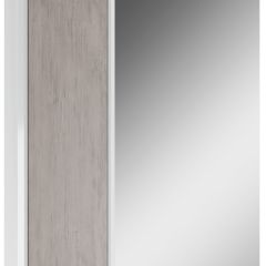 Шкаф-зеркало Uno 60 Дуб серый левый/правый Домино (DU1503HZ) в Южноуральске - yuzhnouralsk.mebel24.online | фото 2