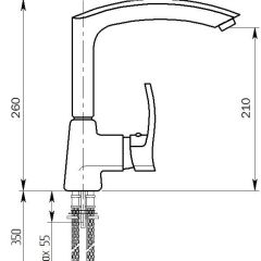 Смеситель MS-002 в Южноуральске - yuzhnouralsk.mebel24.online | фото 3