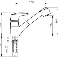 Смеситель MS-010 в Южноуральске - yuzhnouralsk.mebel24.online | фото 2