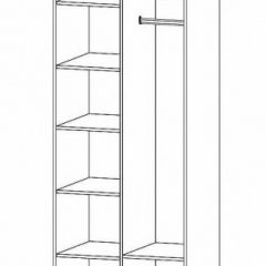 ГАММА Спальный гарнитур (модульный) дуб вотан в Южноуральске - yuzhnouralsk.mebel24.online | фото 10