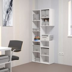 Стеллаж Элемент-2 (белый) в Южноуральске - yuzhnouralsk.mebel24.online | фото 3