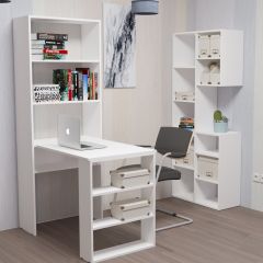 Стеллаж Элемент-2 (белый) в Южноуральске - yuzhnouralsk.mebel24.online | фото 4