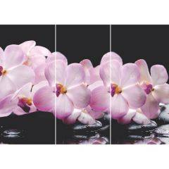 Стол Бостон-3 (Розовая Орхидея) 1100/1420*700, опора Брифинг в Южноуральске - yuzhnouralsk.mebel24.online | фото 2
