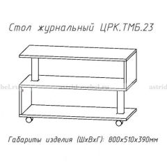 Стол журнальный №23 в Южноуральске - yuzhnouralsk.mebel24.online | фото 4