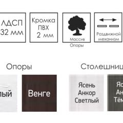 Стол раскладной Ялта-2 (опоры массив резной) в Южноуральске - yuzhnouralsk.mebel24.online | фото 4