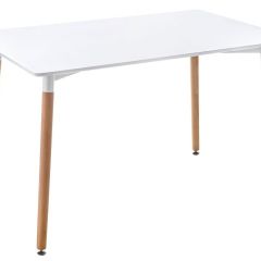 Стол деревянный Table 110 white / wood в Южноуральске - yuzhnouralsk.mebel24.online | фото