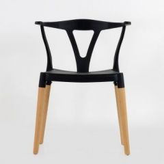 Стул Barneo N-218 Wishbone интерьерный кухонный черный в Южноуральске - yuzhnouralsk.mebel24.online | фото 3