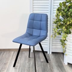 Стул CHILLI-Q SQUARE Oracul 795 Синий, экокожа PU / черный каркас, М-City в Южноуральске - yuzhnouralsk.mebel24.online | фото 6