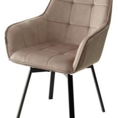 Стул MAVERICK 360 град. поворот. BLUVEL-40 BEIGE/ черный каркас, М-City в Южноуральске - yuzhnouralsk.mebel24.online | фото