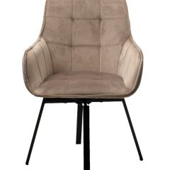 Стул MAVERICK 360 град. поворот. BLUVEL-40 BEIGE/ черный каркас, М-City в Южноуральске - yuzhnouralsk.mebel24.online | фото 3