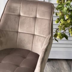 Стул MAVERICK 360 град. поворот. BLUVEL-40 BEIGE/ черный каркас, М-City в Южноуральске - yuzhnouralsk.mebel24.online | фото 6