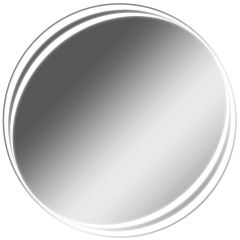 Зеркало Берг 700х700 с подсветкой Домино (GL7055Z) в Южноуральске - yuzhnouralsk.mebel24.online | фото 1