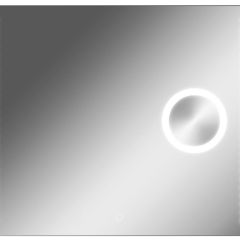 Зеркало Cosmo 100 alum (линза) с подсветкой Sansa (SCL1026Z) в Южноуральске - yuzhnouralsk.mebel24.online | фото 1