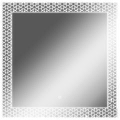 Зеркало Манила 700х700 с подсветкой Домино (GL7052Z) в Южноуральске - yuzhnouralsk.mebel24.online | фото