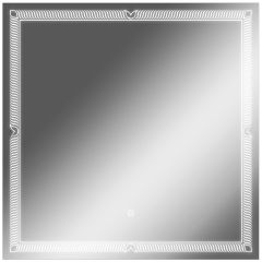 Зеркало Паликир 700х700 с подсветкой Домино (GL7051Z) в Южноуральске - yuzhnouralsk.mebel24.online | фото