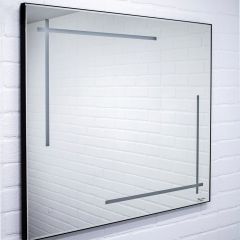 Зеркало Ray 80 black с подсветкой Sansa (SR1037Z) в Южноуральске - yuzhnouralsk.mebel24.online | фото 2