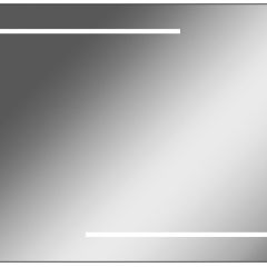 Зеркало Ray 90 black с подсветкой Sansa (SR1036Z) в Южноуральске - yuzhnouralsk.mebel24.online | фото