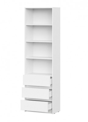 АЙДЕН СТЛ06-600 Стеллаж с 3 ящиками (белый) в Южноуральске - yuzhnouralsk.mebel24.online | фото 2