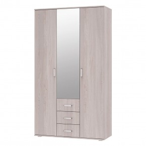 БЕЛЛА Шкаф 3-х створчатый (Ясень белый) в Южноуральске - yuzhnouralsk.mebel24.online | фото