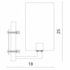 Бра Divinare Porta 5933/01 AP-1 в Южноуральске - yuzhnouralsk.mebel24.online | фото 3