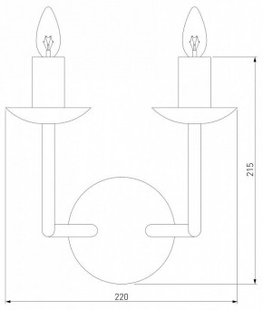 Бра Eurosvet Cariso 60150/2 хром в Южноуральске - yuzhnouralsk.mebel24.online | фото 3