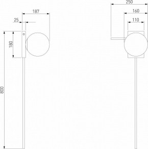 Бра Eurosvet Fredo 40033/1 латунь в Южноуральске - yuzhnouralsk.mebel24.online | фото 3