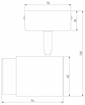 Бра Eurosvet Morgan 20124/1 белый/ черный в Южноуральске - yuzhnouralsk.mebel24.online | фото 3