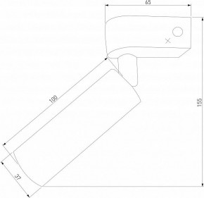 Бра Eurosvet Pitch 20143/1 LED латунь в Южноуральске - yuzhnouralsk.mebel24.online | фото