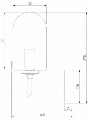 Бра Eurosvet Pluto 60156/1 хром в Южноуральске - yuzhnouralsk.mebel24.online | фото 2