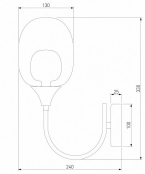Бра Eurosvet Spritz 70218/1 латунь в Южноуральске - yuzhnouralsk.mebel24.online | фото 4