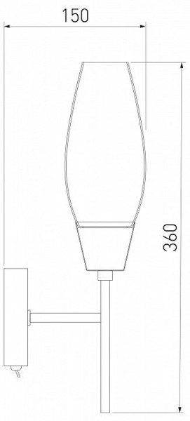 Бра Eurosvet Thalia 60140/1 сатин-никель в Южноуральске - yuzhnouralsk.mebel24.online | фото 3