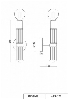 Бра Favourite Cedit 4005-1W в Южноуральске - yuzhnouralsk.mebel24.online | фото 4