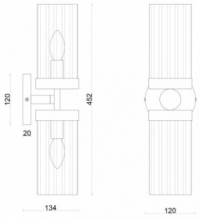 Бра Favourite Radiales 3099-2W в Южноуральске - yuzhnouralsk.mebel24.online | фото 4