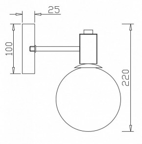 Бра Freya Globo FR5175WL-01BS в Южноуральске - yuzhnouralsk.mebel24.online | фото 5