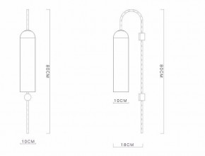 Бра Imperiumloft ARTICOLO float Wall 123132-22 в Южноуральске - yuzhnouralsk.mebel24.online | фото 2