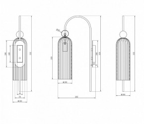 Бра Maytoni Antic MOD302WL-01CG в Южноуральске - yuzhnouralsk.mebel24.online | фото 3