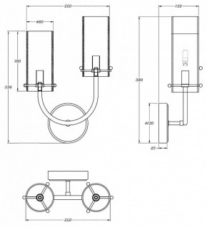 Бра Maytoni Arco MOD223WL-02BS1 в Южноуральске - yuzhnouralsk.mebel24.online | фото 3