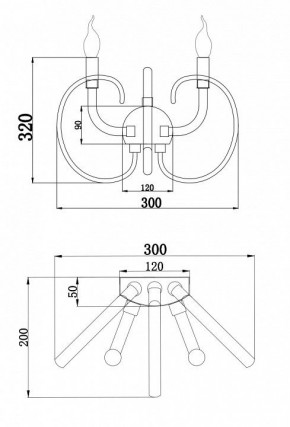 Бра Maytoni Atlanta MOD051WL-02TR в Южноуральске - yuzhnouralsk.mebel24.online | фото 3