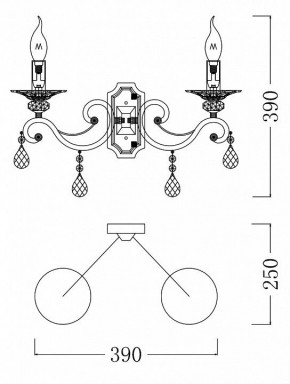 Бра Maytoni Grace RC247-WL-02-R в Южноуральске - yuzhnouralsk.mebel24.online | фото 3