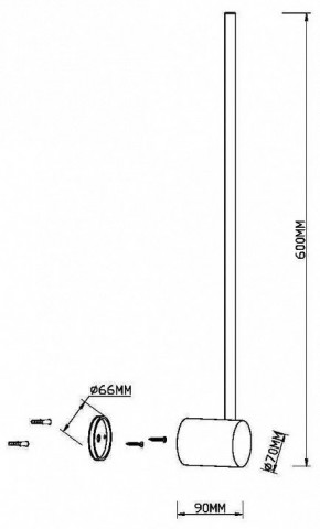Бра Maytoni Light stick MOD237WL-L6BS3K в Южноуральске - yuzhnouralsk.mebel24.online | фото 4