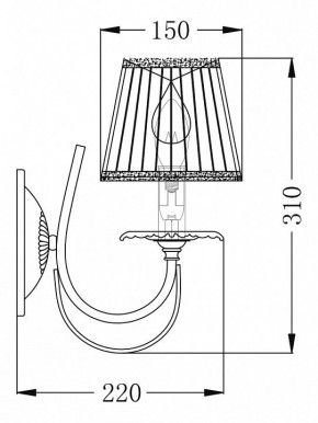 Бра Maytoni Olivia ARM326-01-W в Южноуральске - yuzhnouralsk.mebel24.online | фото 5