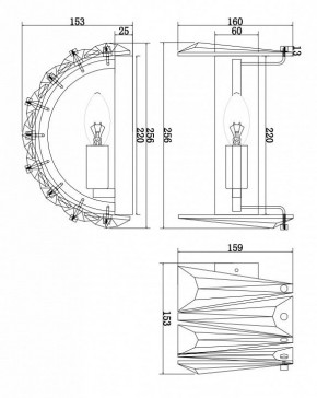 Бра Maytoni Puntes MOD043WL-01CH в Южноуральске - yuzhnouralsk.mebel24.online | фото 3