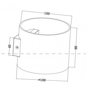 Бра Maytoni Rond C066WL-01W в Южноуральске - yuzhnouralsk.mebel24.online | фото 3