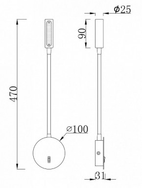 Бра Maytoni Stem C035WL-L3B3K в Южноуральске - yuzhnouralsk.mebel24.online | фото 7