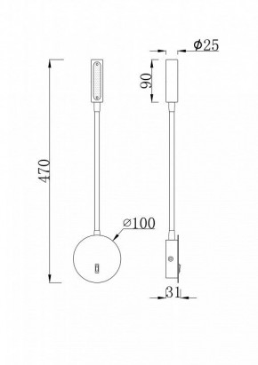 Бра Maytoni Stem C035WL-L3W3K в Южноуральске - yuzhnouralsk.mebel24.online | фото 6