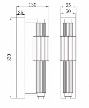 Бра Maytoni Verticale MOD308WL-L9GR3K в Южноуральске - yuzhnouralsk.mebel24.online | фото 3