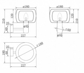 Бра Maytoni Vision MOD411WL-01G в Южноуральске - yuzhnouralsk.mebel24.online | фото 5